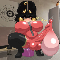 anal anal_masturbation anal_orgasm anal_penetration balls big_breasts bodily_fluids breasts clothing condom condom_suit crouching cum cum_in_clothing cum_while_penetrated dildo dildo_in_ass dildo_insertion dildo_sitting ejaculation erection filled_condom form_fitting genital_fluids genitals gynomorph gynomorph_penetrated hands-free intersex intersex_penetrated masturbation object_in_ass orgasm penetration penis sex_toy sex_toy_in_ass sex_toy_insertion sexual_barrier_device solo text thick_thighs tight_clothing toying_self mistpirit team_fortress_2 valve valve_corporation amelia_raevert pyro_(team_fortress_2) animal_humanoid humanoid 1:1 absurd_res hi_res