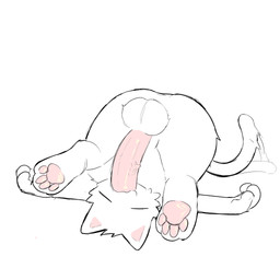 autofellatio balls big_balls big_penis feral fur genitals huge_penis humanoid_genitalia humanoid_genitalia_on_feral humanoid_penis humanoid_penis_on_feral looking_pleasured lying male masturbation on_back oral oral_masturbation pawpads paws penile penile_masturbation penis pink_pawpads small_but_hung solo tail tail_motion tailwag vein white_body white_fur f_d_e_i_a domestic_cat felid feline felis mammal 1:1 hi_res