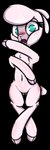 blush chest_tuft covering covering_chest covering_self dakimakura embarrassed eyelashes female feral floppy_ears fluffy_chest fur hair looking_at_viewer navel open_mouth pink_body pink_fur pink_hair pompadour reluctant simple_background solo surprise teal_eyes thigh_blush transparent_background tuft wavy_mouth wide_hipped_female wide_hipped_feral wide_hips ebvert them's_fightin'_herds pom_(tfh) bovid canid canine caprine domestic_sheep mammal sheep 1:3 alpha_channel dakimakura_design digital_media_(artwork) hi_res