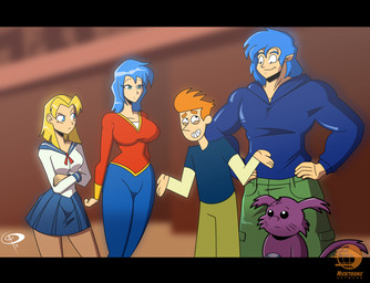 4_fingers 5_fingers anthro arms_bent bangs beady_eyes belly_gem big_breasts black_eyebrows black_eyes blonde_hair blue_bottomwear blue_clothing blue_eyebrows blue_eyes blue_hair blue_hoodie blue_pants blue_shirt blue_skirt blue_t-shirt blue_topwear blurred_background bottomwear breasts cheek_tuft closed_smile clothed clothed_female clothed_human clothed_humanoid clothed_male clothing crossed_arms ear_tuft eye_contact eyebrow_through_hair eyebrows facial_tuft female female_human fingers fully_clothed fully_clothed_female fully_clothed_human fully_clothed_humanoid fully_clothed_male fur gem green_bottomwear green_clothing green_pants group hair hands_on_own_hips happy hoodie humanoid_pointy_ears larger_female larger_human larger_humanoid larger_male lidded_eyes light logo long_ears long_hair long_tail looking_at_another male male_anthro male_human male_humanoid markings medium_breasts mouth_closed muscular muscular_humanoid muscular_male nervous nervous_smile no_pupils not_furry_focus nude_anthro nude_male orange_eyebrows pants pockets pointy_ears pointy_nose pupils purple_body purple_fur purple_tail red_ascot red_clothing red_shirt red_topwear sapphire_(gem) school_uniform shirt short_hair size_difference skirt small_nose smaller_anthro smaller_female smaller_human smaller_male smile smiling_at_another smiling_at_each_other standing straight_legs t-shirt tail tan_body tan_skin topwear translucent translucent_hair tuft uniform wall_(structure) whisker_markings white_clothing white_pupils white_shirt white_topwear yellow_bottomwear yellow_clothing yellow_pants chillguydraws frostbiteboi kappa_mikey gonard_(kappa_mikey) guano_(kappa_mikey) lily_(kappa_mikey) mikey_simon mitsuki_(kappa_mikey) human humanoid mammal unknown_species 2019 absurd_res artist_logo colored digital_drawing_(artwork) digital_media_(artwork) english_description hi_res letterbox lighting shaded