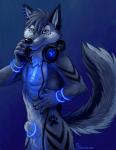 2014 amara_telgemeier balls canine chest_tuft ear_piercing fur glowing glowstick grey_fur grey_hair hair headphones male mammal nude pawprint piercing sheath solo tuft wolf
Rating: Explicit
Score: 15
User: tony311
Date: February 01, 2014