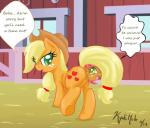 2013 anal anal_insertion anal_penetration anal_vore applejack_(mlp) babs_seed_(mlp) barn blonde_hair brown_fur cowboy_hat cub cutie_mark dialog duo english_text equine female feral freckles friendship_is_magic fur green_eyes hair hat horse insertion inside kyokimute lesbian mammal my_little_pony orange_fur penetration pony pussy standing text two_tone_hair vorarephilia vore young
Rating: Explicit
Score: -3
User: lemongrab
Date: November 21, 2013