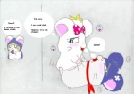 blush duo_focus female group male male/female sex text unknown_artist hamtaro_(series) lapis_(hamtaro) lazuli_(hamtaro) skyham_(hamtaro) cricetid hamster mammal rodent digital_media_(artwork) english_text engrish