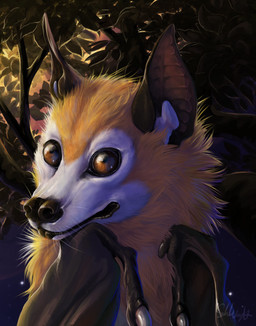ambiguous_feral ambiguous_gender bat_ears bat_nose bat_wings big_ears black_body black_skin branch brown_body brown_ears brown_eyes brown_lips brown_nose brown_skin brown_wings claws closed_smile dark_body dark_skin detailed_background detailed_fur detailed_mouth feral finger_claws fluffy fluffy_chest fur leaf lips long_ears long_fur looking_at_viewer membrane_(anatomy) membranous_wings monotone_wings mouth_closed multicolored_body multicolored_eyes multicolored_fur multicolored_skin neck_tuft night orange_body orange_eyes orange_fur orange_tuft outside pit_organ plant realistic realistic_wings ruff smile solo star subsurface_scattering three-quarter_view thumb_pads_(anatomy) tragus tree tuft twilight two_tone_body two_tone_eyes two_tone_fur two_tone_skin upside_down whiskers white_body white_claws white_fur wings wings_instead_of_hands matchapeaches jack_desmodus bat flying_fox ghost_bat grey-headed_flying_fox hybrid leaf-nosed_bat mammal megabat megadermitid microbat painted_bat spotted_bat tube-lipped_nectar_bat vampire_bat vesper_bat yangochiropteran 2025 absurd_res bust_portrait detailed digital_media_(artwork) digital_painting_(artwork) hi_res lineless painting_(artwork) portrait shaded signature smaller_version_at_source nonbinary_(lore)