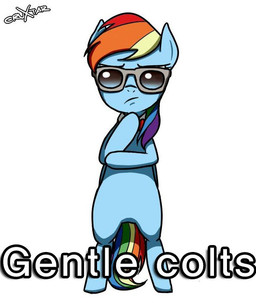 blonde_hair blue_fur blue_hair bow_tie cruxtar english_text equine eyelashes eyewear female friendship_is_magic fur gentlemen glasses green_hair hair horse legs_up long_hair mammal my_little_pony orange_hair plain_background pony psy purple_hair rainbow rainbow_dash_(mlp) raised_leg red_hair shadow shiny solo spread_legs spreading standing text white_background
Rating: Safe
Score: 0
User: WiiFitTrainer
Date: May 21, 2013 blonde_hair blue_fur blue_hair bow_tie cruxtar english_text equine eyelashes eyewear female friendship_is_magic fur gentlemen glasses green_hair hair horse legs_up long_hair mammal my_little_pony orange_hair plain_background pony psy purple_hair rainbow rainbow_dash_(mlp) raised_leg red_hair shadow shiny solo spread_legs spreading standing text white_background
Rating: Safe
Score: 0
User: WiiFitTrainer
Date: May 21, 2013