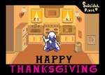 anthro big_butt butt clothed clothing female fur holidays horn huge_butt kitchen mature_anthro mature_female purple_clothing shaking_butt short_tail solo style_emulation tail text white_body white_fur suicidalpixel deltarune thanksgiving undertale_(series) toriel boss_monster_(undertale) bovid caprine goat mammal 2023 animated digital_media_(artwork) english_text pixel_(artwork) pixel_animation short_playtime