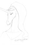 anthro blinking eyebrows eyelashes femboy hair horn lips long_eyelashes long_horn long_neck male ponytail raised_eyebrow smile smiling_at_viewer solo thick_lips unicorn_horn zaggatar mythology gwen_(zaggatar) equid equine horse mammal mythological_creature mythological_equine unicorn 2d_animation animated short_playtime gynomorph_(lore)