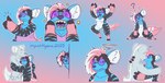 angry cheering duo ear_piercing eyewear gesture glasses hand_gesture hug kiss_on_lips kissing mohawk piercing question_mark starry_eyes sticker_pack telegram_sticker thumbs_up impishhyena telegram hyena mammal hi_res