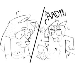 3_toes anthro anthro_on_anthro anthro_penetrated anthro_penetrating anthro_penetrating_anthro arm_tuft arms_bent bedding bent_leg big_eyes biped black_heart black_text cheek_tuft chest_tuft constricted_pupils dialogue duo elbow_tuft ellipsis eye_roll eyebrows eyes_mostly_closed facial_tuft fangs featureless_chest feet female female_penetrated flat_chested from_front_position fur fur_tuft gloves_(marking) grabbing_sheets head_down head_tuft heart_symbol hearts_around_body husband husband_and_wife husband_penetrating_wife intraspecies iris looking_pleasured lying male male/female male_penetrating male_penetrating_female markings married_couple mature_anthro mature_female mature_male missionary_position motion_lines motion_outline mouth_closed name_drop name_in_dialogue narrowed_eyes nude nude_anthro nude_female nude_male obscured_penetration on_back one_ear_up open_mouth partial_speech_bubble pawpads penetration plantigrade pointy_ears pointy_speech_bubble prick_ears pupils screaming sex shaking shocked slightly_chubby slightly_chubby_anthro slightly_chubby_female small_pupils snout speech_bubble spots spotted_body spotted_fur spread_legs spreading tail talking_to_another talking_to_partner teeth text thick_eyebrows toes tongue tremble_spikes tuft vaginal vaginal_penetration wide_eyed wife wrong_name xthe_real_cjx bluey_(series) stripe_heeler trixie_heeler australian_cattle_dog canid canine canis cattledog domestic_dog herding_dog mammal pastoral_dog 1:1 2025 2koma black_and_white comic digital_drawing_(artwork) digital_media_(artwork) english_text monochrome