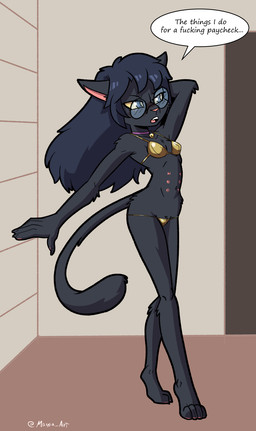 5_fingers 8_nipples annoyed anthro arched_back arm_tuft bikini biped black_body black_fur black_hair black_outline black_tail black_text blue_eyes breasts choker claws clothed clothed_anthro clothed_female clothing collarbone detailed_background digitigrade ears_outwards ellipsis embarrassed eyewear female female_anthro finger_claws fingers fur furrowed_eyebrows glasses glistening glistening_hair gold_bikini hair hand_behind_head hip_tuft inside jewelry jingle_bell_choker long_hair looking_aside looking_away micro_panties multi_nipple navel necklace nipples open_mouth outline panties pink_inner_ear pink_nipples pink_nose pivoted_ears pointy_ears pose posing_for_picture prick_ears profanity prostitution pupils purple_choker purple_jewelry purple_necklace round_glasses shoulder_tuft skimpy skimpy_bikini slim_anthro slim_female small_breasts snout solo speech_bubble standing swimwear tail teeth_showing text thin_calves thin_legs tuft two-piece_swimsuit underwear wearing_glasses white_pupils white_speech_bubble yellow_sclera magra123 magra215 golden_week selene_(magra215) domestic_cat felid feline felis mammal 2025 cel_shading digital_drawing_(artwork) digital_media_(artwork) english_description english_text full-length_portrait hi_res pinup portrait redraw shaded