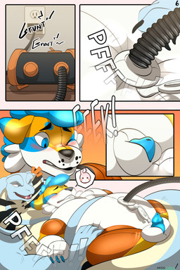 air_inflation air_pump air_valve anthro apode duo flustered forced forced_inflation genitals hose hose_inflation inflatable inflation inflation_valve legless male male/male penis pool_toy serpentine misscrex darus_(lexuria_and_friends) kooper_(koopershiba) animate_inanimate draconcopode living_inflatable naga comic hi_res multiple_scenes