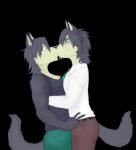 anthro clothing duo eyewear facial_hair glasses kissing male male/male muscular hicanyoumooforme morenatsu kouya_(morenatsu) mitsuhisa_aotsuki canid canine canis domestic_dog husky mammal nordic_sled_dog spitz alpha_channel father_(lore) father_and_child_(lore) father_and_son_(lore) incest_(lore) parent_(lore) parent_and_child_(lore) parent_and_son_(lore) son_(lore)