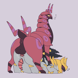 6_legs anal anal_penetration animal_genitalia animal_penis anus ass_up backsack balls black_anus black_balls black_body black_penis black_perineum blush blush_lines bodily_fluids censor_bar censored_genitalia censored_penis countershade_torso countershading cum cum_from_ass cum_in_ass cum_inside duo ejaculation equine_genitalia equine_penis erection eyes_closed feral feral_on_bottom feral_on_feral feral_on_top feral_penetrated feral_penetrating feral_penetrating_feral from_behind_position genital_fluids genital_slit genitals grey_background grey_body heart_symbol ineffective_censorship looking_at_another looking_at_partner looking_pleasured male male/male male_feral male_on_bottom male_on_top male_penetrated male_penetrating male_penetrating_male medial_ring mouthless multicolored_body narrowed_eyes on_bottom on_top open_mouth orgasm penetration penile penile_penetration penis penis_in_ass perineum pink_penis puffy_anus quadruped rear_view red_body red_eyes scut_tail sex short_tail simple_background tail tapering_penis three-quarter_view tongue tongue_out top_hole two_tone_body yellow_body yellow_sclera ariarik_o0 nintendo pokemon altered_forme_giratina generation_4_pokemon generation_5_pokemon giratina legendary_pokemon pokemon_(species) scolipede 1:1 2025 censored digital_drawing_(artwork) digital_media_(artwork) english_description hi_res