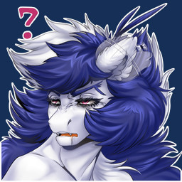 blue_eyebrows blue_mane bodily_fluids confusion ear_tuft ear_twitch eyebrows eyelashes fangs female female_feral feral fur half-closed_eyes light long_mane mane motion_lines multicolored_mane narrowed_eyes open_mouth orange_tongue outline pink_eyes question_mark saliva saliva_string simple_background solo teeth telegram_sticker tired_eyes tongue transparent_background tuft two_tone_mane white_body white_fur white_mane white_outline rayrage hasbro my_little_pony fan_character rachel_rage earth_pony equid equine horse mammal pony 1:1 2022 alpha_channel bust_portrait colored digital_drawing_(artwork) digital_media_(artwork) english_description lighting portrait shaded