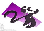anthro big_breasts black_body black_fur breasts clothing female fist fur muscular muscular_female navel open_mouth shirt simple_background smile solo tail topwear underwear white_clothing white_shirt white_topwear conditional_dnp jollyjack felid mammal 2010