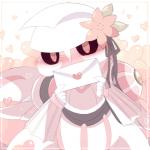 ambiguous_gender blush heart_symbol letter red_eyes solo shixiexiaomo nintendo pokemon generation_4_pokemon legendary_pokemon palkia pokemon_(species) 1:1