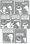ambiguous_gender antennae_(anatomy) anthro arthropod bodily_fluids border clothed clothing comic confusion daniel_toke dialogue duo english_text eye_contact eyes_closed female_(lore) frown gesture greyscale hand_gesture hand_holding hi_res hoodie human iconography insect lepidopteran looking_at_another male male/ambiguous mammal mivliano_10-c monochrome moth motion_lines pointing pointing_at_another shane_frost speech_bubble sweat sweatdrop text topwear triangle_(shape) white_border