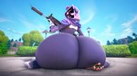 anthro big_butt breasts butt clothed clothing duo faceless_character faceless_male facesitting female holding_object holding_weapon huge_butt huge_hips hyper male male/female sitting_on_another weapon wide_hipped_female wide_hips not_person420 epic_games fortnite raven_team_leader bear mammal 16:9 3d_(artwork) 4k absurd_res digital_media_(artwork) hi_res widescreen