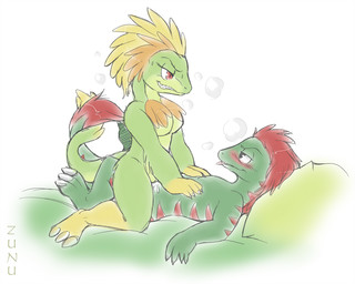 anthro anthro_on_anthro anthro_penetrated anthro_penetrating anthro_penetrating_anthro blush bodily_fluids breasts claws cowgirl_position cum cum_in_vagina cum_inside duo feather_hair feathers female female_on_top female_penetrated from_front_position genital_fluids genitals grin male male/female male_on_bottom male_penetrating male_penetrating_female markings non-mammal_breasts nude on_bottom on_top penetration penile penile_penetration penis_in_vagina pseudo_hair red_eyes red_markings sex side_view smile spread_legs spreading straddling tail tail_tuft toe_claws tongue tongue_out tuft vaginal vaginal_fluids vaginal_penetration vulva zunu-raptor raptor_clawford zunu-raptor_(character) dinosaur dromaeosaurid prehistoric_species reptile scalie theropod velociraptor 2011 5:4