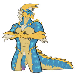 2015 anthro balls blue_eyes blue_scales capcom claws fanged_wyvern fangs flaccid flexing fur hair looking_at_viewer male mammal monster_hunter muscles nude penis plain_background pose solo spearfrost standing video_games white_background zinogre
Rating: Explicit
Score: 4
User: GMPH
Date: March 05, 2015 2015 anthro balls blue_eyes blue_scales capcom claws fanged_wyvern fangs flaccid flexing fur hair looking_at_viewer male mammal monster_hunter muscles nude penis plain_background pose solo spearfrost standing video_games white_background zinogre
Rating: Explicit
Score: 4
User: GMPH
Date: March 05, 2015