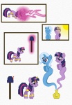 comic crossover english_text equid equine female feral friendship_is_magic fur genie hair hasbro horn magic mailbox mammal multicolored_hair my_little_pony mythological_creature mythological_equine mythology navitaserussirus purple_body purple_eyes purple_fur purple_hair text trixie_(mlp) tumblr twilight_sparkle_(mlp) two_tone_hair unicorn