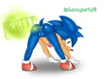 anthro balls blue_body blue_fur butt clothing fart fart_cloud fart_fetish footwear fur gassy genitals gloves handwear looking_at_viewer male male_farting nude penis red_clothing red_footwear red_shoes shoes solo tail supersonicparty18 sega sonic_the_hedgehog_(series) sonic_the_hedgehog eulipotyphlan hedgehog mammal 4:3 hi_res
