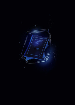 bag black_background bubble not_furry notebook plastic_bag sea simple_background underwater water zero_pictured rurupo 2026 absurd_res back_cover comic cover hi_res