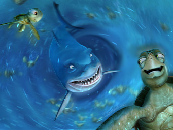 blue_body blue_eyes blue_tail dizzy dorsal_fin feral fin green_eyes green_fin green_shell group male shark_tail shark_teeth shell tail underwater water young chainsxwsmile disney finding_nemo pixar bruce_(finding_nemo) crush_(finding_nemo) squirt_(finding_nemo) cheloniid green_sea_turtle reptile scalie sea_turtle turtle 2022 hi_res