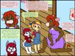 4:3 age_regression anthro canid canine canis clothed clothing collaboration comic digital_media_(artwork) domestic_dog english_text hair husky kammypup kammypup_(artist) mammal nordic_sled_dog red_hair runt_(artist) speech_bubble spitz text toddler young young_anthro