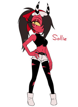 belt boots breasts clothed clothing female footwear horn leggings legwear medium_breasts shoes simple_background solo torn_clothing torn_leggings torn_legwear white_background enaic31 hellaverse helluva_boss sallie_may_(helluva_boss) demon demon_humanoid humanoid imp absurd_res hi_res trans_(lore) trans_woman_(lore)