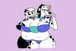 anthro bra clothing conjoined duo female female/female overweight overweight_female slightly_chubby slightly_chubby_female stuck_together underwear theyton 101_dalmatian_street 101_dalmatians disney delilah_(101_dalmatians) dolly_(101_dalmatians) canid canine canis dalmatian domestic_dog mammal hi_res daughter_(lore) mother_(lore) mother_and_child_(lore) mother_and_daughter_(lore) parent_(lore) parent_and_child_(lore) parent_and_daughter_(lore)