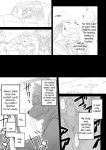 aircraft airplane anthro canid canine canis clothing comic cotton_(artist) dialogue domestic_dog english_text fur greyscale male mammal monochrome sadasaka_usui text tooboe_bookmark vehicle