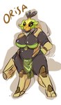 anthro arm_cannon biped breasts clothed clothed_anthro clothed_female clothing female female_anthro looking_at_viewer machine pose ranged_weapon solo thick_thighs three-quarter_view weapon azulejo blizzard_entertainment overwatch orisa_(overwatch) robot absurd_res digital_drawing_(artwork) digital_media_(artwork) full-length_portrait hi_res portrait shaded simple_shading