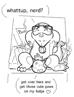 armpit_hair aviators belly big_bulge body_hair book briefs bulge burning clothed clothing countershade_feet countershade_legs countershade_tail countershade_torso countershading detailed_bulge dialogue dominant eyebrows eyewear facial_hair feet fire flaming_tail flirting flirting_with_viewer goatee greeting hands_behind_head head_tilted_back holes_in_underwear jewelry male necklace pecs pendant presenting presenting_bulge propositioning pseudo_hair pubes raised_eyebrow ring_(jewelry) short sitting slightly_chubby smile smiling_at_viewer smug_face solo speech_bubble spread_legs spreading sunglasses tail text tighty_whities torn_clothing torn_underwear underwear underwear_only vandalism white_briefs white_clothing white_underwear spooky_dune game_freak nintendo pokemon charmander generation_1_pokemon pokemon_(species) black_and_white english_text hi_res monochrome signature