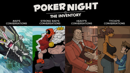 anthro bald black_clothing black_topwear book bookshelf boxing_gloves cape clothed clothed_anthro clothed_human clothing duo female furniture green_eyes hand_holding handwear holding_book holding_object male solo teeth text topwear white_body thef1amethr0wer homestar_runner penny_arcade poker_night_at_the_inventory sam_and_max team_fortress_2 valve heavy_(team_fortress_2) max_(sam_and_max) strong_bad the_king_of_town tycho_brahe giraffe giraffid human lagomorph leporid mammal rabbit 16:9 2026 english_text hi_res multiple_images widescreen