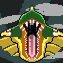 mouth_shot open_mouth solo ckinuma_gokupsy mythology dragon mythological_creature mythological_scalie scalie 1:1 animated animated_gif digital_media_(artwork) low_res pixel_(artwork) pixel_animation short_playtime