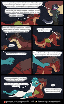 5_panel_comic all_fours anthro black_clothing black_coat black_horn black_stripes black_topwear bottomwear brown_body brown_hair clothed clothing coat comforting crossed_arms dialogue disappointed dress eyewear female feral fin fin_frill fluffy fluffy_tail frill_(anatomy) fur furaffinity_logo giving_up glasses green_bottomwear green_clothing green_eyes green_shorts group hair hand_on_shoulder head_crest head_frill head_spikes horn jealous kneeling larger_feral long_dress male membrane_(anatomy) membranous_wings neck_spikes overbite page_number pants patreon_logo pronounced_browridge ragged_clothing red_body red_fur scales shirt shorts size_difference smaller_anthro spikes spikes_(anatomy) stripes tail tan_body tan_fur teal_body teal_scales text topless topwear ventral_scales white_clothing white_dress wings yellow_eyes rimentus european_mythology furaffinity mythology patreon allie_(rimentus) coalt lunavere_(rimentus) rysindra_(rimentus) aquatic aquatic_dragon canid canine canis dragon furred_dragon furred_scalie mammal mythological_creature mythological_scalie scalie western_dragon wingless_dragon wolf comic english_text hi_res multiple_scenes url mother_(lore) mother_and_child_(lore) mother_and_son_(lore) parent_(lore) parent_and_child_(lore) parent_and_son_(lore) son_(lore)