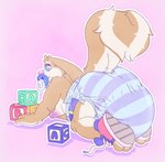 anthro breasts clothing diaper feces female footwear object_in_mouth pacifier pacifier_in_mouth shoes soiled_diaper soiling solo unclean_diaper used_diaper befuddledbunny jay_(befuddledbunny) hybrid lagomorph leporid mammal mephitid rabbit skunk hi_res