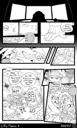anthro attacked clothed clothed_anthro clothed_female clothed_male clothing coffee_mug computer_monitor dialogue dress facial_hair female forest fully_clothed fully_clothed_anthro fully_clothed_female fully_clothed_male gloves group handwear horn long_ears machine male mustache picnic plant quills_(anatomy) speech_bubble text tree trio krazyelf mythology sega sonic_the_hedgehog_(series) amy_rose cream_the_rabbit dr._eggman avian badnik bird bovid caprine domestic_cat equid equine eulipotyphlan felid feline felis hedgehog human lagomorph leporid mammal mythological_creature mythological_equine rabbit robot sheep unicorn 3:5 absurd_res comic english_text hi_res monochrome