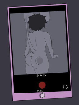 anthro butt_slap electronics femboy male phone phone_screen raised_tail recording recording_video ripples shocked slap solo spanking tail tibbby321 ollie_brie_(tibbby321) mammal mouse murid murine rodent 3:4 hi_res