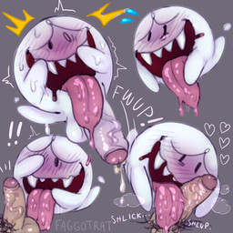 balls duo faceless_character faceless_male fellatio genitals ghost_sex heart_symbol male male/male male_penetrated male_penetrating male_penetrating_male not_furry oral penetration penile penis sex solo_focus faggotrat mario_bros nintendo boo_(mario) ghost human mammal spirit 1:1 hi_res