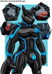 after_transformation anthro bound chastity_(disambiguation) chastity_bulge chastity_device drone dronification encasement goo_(disambiguation) hi_res hypnosis latex male mind_control null null_bulge simple_background solo spiral_eyes transformation trapped xedryk