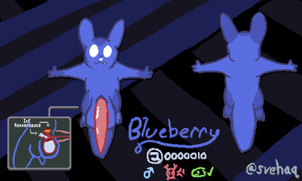 balls big_balls big_penis bladder blue_body feral gender_symbol genitals glistening glistening_genitalia glistening_penis hammerspace hammerspace_balls hammerspace_bladder huge_balls huge_penis hyper hyper_balls hyper_genitalia hyper_penis karma_symbol male male_symbol markings organs penis pink_penis single_tooth smile snout solo symbol t-pose tapering_penis unusual_anatomy white_eyes x-ray_view svehaq_(artist) rain_world videocult blueberry_(svehaq) slugcat model_sheet signature