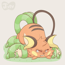 anal anal_penetration angry ass_up fangs looking_back male penetration pinned pinned_to_ground questionable_consent solo teeth tentacles jasucharm kinktober kinktober_2025 nintendo pokemon zeustheraichu generation_1_pokemon pokemon_(species) raichu 1:1 2025 absurd_res colored digital_drawing_(artwork) digital_media_(artwork) hi_res line_art shaded simple_shading