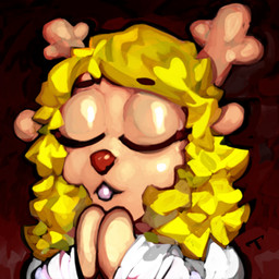 anthro antlers blonde_hair chibi clothing eyes_closed female hair hands_together horn praying robe solo cycadaacolyte deltarune undertale_(series) noelle_holiday deer mammal new_world_deer reindeer 1:1