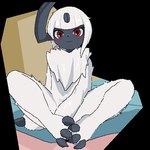 anthro biped blush bodily_fluids censor_bar closed_smile cum dialogue duo ejaculation erection feet female female_on_human first_person_view foot_fetish foot_play footjob fur genital_fluids genitals grey_body heart_eyes heart_symbol human_on_anthro human_pov interspecies looking_at_viewer male male/female male_on_anthro male_pov mouth_closed multicolored_body penile penis question_mark red_eyes sex smile text white_body white_fur sky_necko nintendo pokemon absol generation_3_pokemon human mammal pokemon_(species) 1:1 animated low_res short_playtime