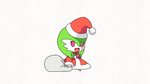 chibi christmas_clothing christmas_headwear clothed clothing eye_through_hair female hair hat headgear headwear holidays not_furry rotating santa_hat simple_background solo spinning translucent translucent_hair white_background enrique849 christmas nintendo padoru pokemon ailin_gardevoir gardevoir generation_3_pokemon pokemon_(species) 16:9 animated hi_res short_playtime widescreen