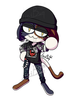 anthro beanie bottomwear clothing denim denim_bottomwear denim_clothing ear_piercing electronics female fish_hook hat headgear headwear hoodie hook jeans jewelry necklace pants phone piercing simple_background solo sphere_hands tail topwear white_background licibun epic_games fortnite tsukihime type-moon meow_skulls neco-arc calico_cat domestic_cat felid feline felis mammal 3:4 signature
