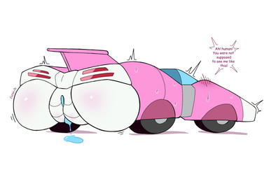 big_butt blush blush_lines bodily_fluids butt car dripping_vulva female genital_fluids genitals glistening glistening_butt huge_butt machine multicolored_body not_furry pink_body shake_lines simple_background solo sweat text tire unusual_bodily_fluids unusual_genital_fluids vaginal_fluids vehicle vulva white_background white_body windshield freakyto hasbro takara_tomy transformers arcee animate_inanimate living_car living_machine living_vehicle 2026 digital_drawing_(artwork) digital_media_(artwork) english_text hi_res