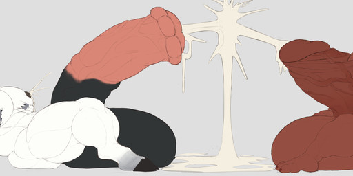 animal_genitalia animal_penis anthro balls big_balls big_muscles big_penis bodily_fluids breast_grab breasts breath clenched_teeth crossing_the_streams cum cumshot duo ear_piercing ear_ring ear_tag ejaculation equine_genitalia equine_penis flared_penis fondling forceful_orgasm foreskin foreskin_play foreskin_pull gas_mask genital_fluids genitals groping_pecs group_masturbation hair hair_over_eyes hand_on_breast harness horn_tattoo huge_balls huge_muscles huge_penis humanoid_genitalia humanoid_penis hyper hyper_balls hyper_genitalia hyper_muscles hyper_penis jewelry lactating looking_pleasured male male/male mask masturbation muscular muzzle_(object) nipples nude occult_symbol panting penis piercing ring_piercing sheath sigil sigil_of_lucifer symbol teeth vein veiny_muscles veiny_penis aidit_foria lucifer_(hd_waffle) taureau_(hd_waffle) bovid bovine caprine cattle goat highland_cattle mammal absurd_res hi_res